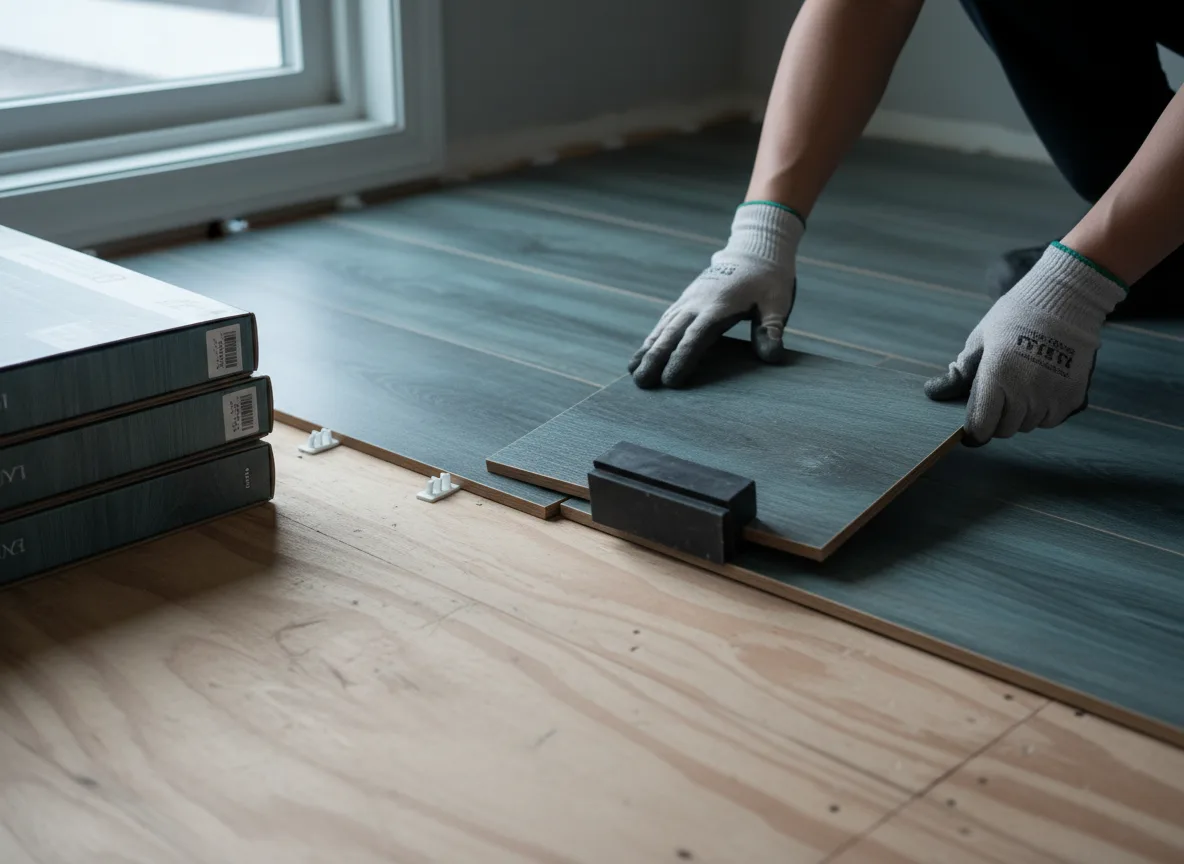 Luxury Vinyl Plank Installation company in Binford, ND
